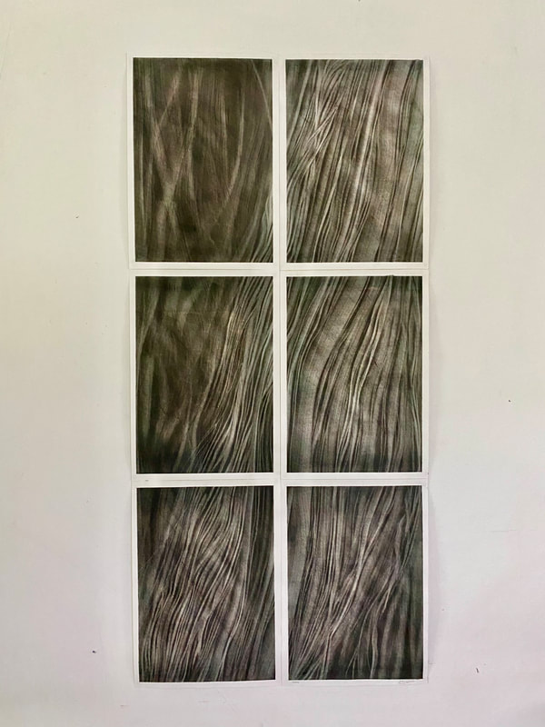 10. UTSOTBT, chinese ink, charcoal, pastel, 53.5 x 113 cm, 2016