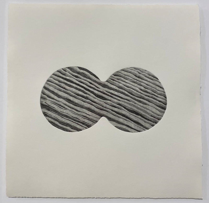 Unwilling Times - Passaging 3, soft-ground etching, 30 x 30 cm, Editions of 8, 2021